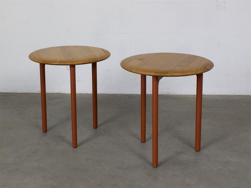 Mesa auxiliar Haworth Sprig 2x diseño Patricia Urquiola