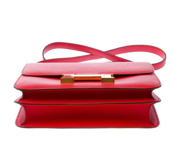 Image 1 of Bolso HERMES Constance en Cuir Rouge - 103476