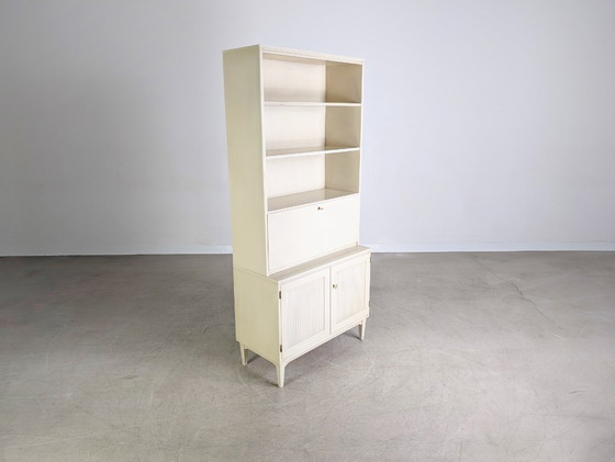 Image 1 of Vintage secretaresse Svante Skogh boekenkast sjofel Midcentury