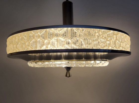 Lampada a sospensione Herda Mid Century – Lampade a sospensione, Aluminium, Glass (photo 3 of 8)