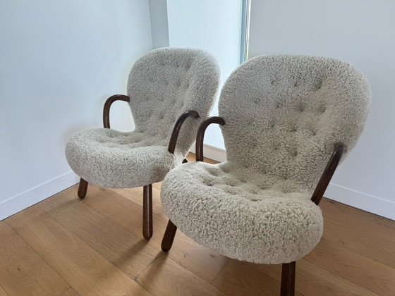 Image 1 of Arnold Madsen Clam Chair - Schapenvacht