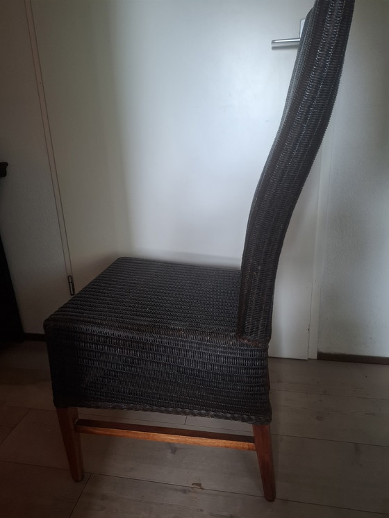 Image 1 of 4 sedie da pranzo/veranda Lloyd Loom