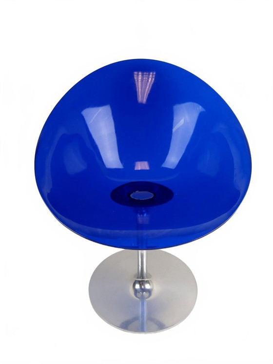 Image 1 of Juego de 2 sillas Kartell EroS Design – Philippe Starck – Azul cobalto