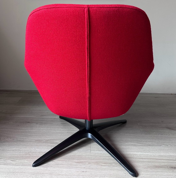 Fauteuil design Pode Spot One, Textile, Rouge (photo 4 sur 6)