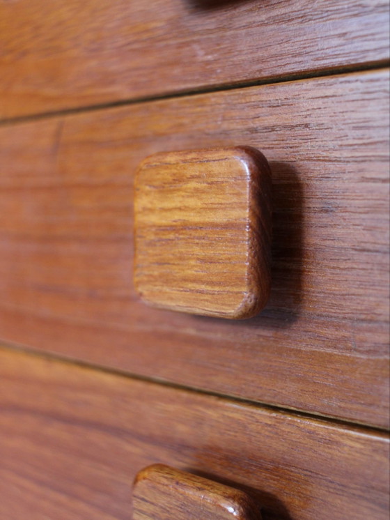 Vintage Danish Desk in Teak by Domino Møbler – Wood (photo 7 of 7)