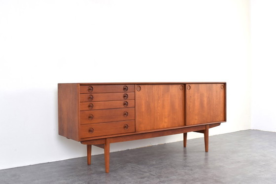 Image 1 of Mid-Century Noors teakhouten dressoir van Bruksbo, jaren 60.
