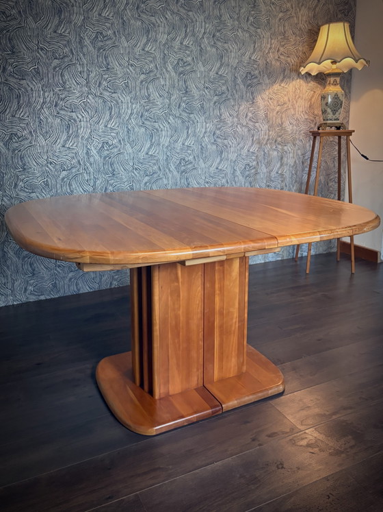 Mid Century Oak Dining Table – Wood (photo 3 of 7)