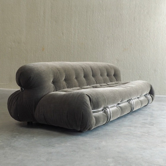 Image 1 of Soriana 3-seater sofa by Afra & Tobia Scarpa for Cassina