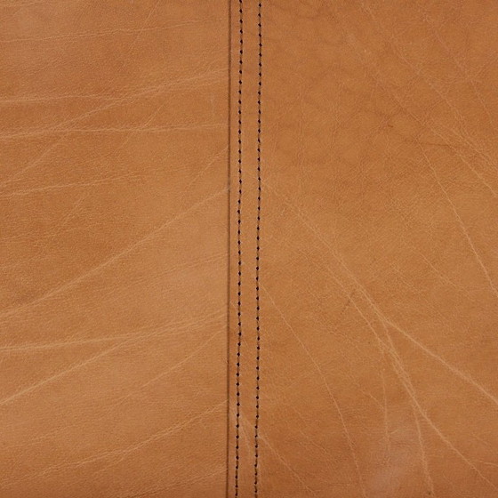 Image 1 of 6x buffalo leather monk chairs by Afra and Tobia Scarpa for Molteni, Italy, 1973