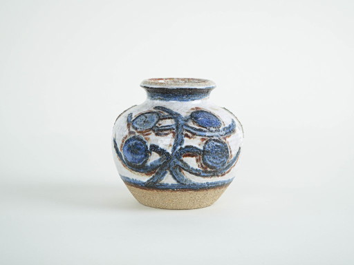 Ceramic vase, Danish design, 1960s, manufactured by Søholm