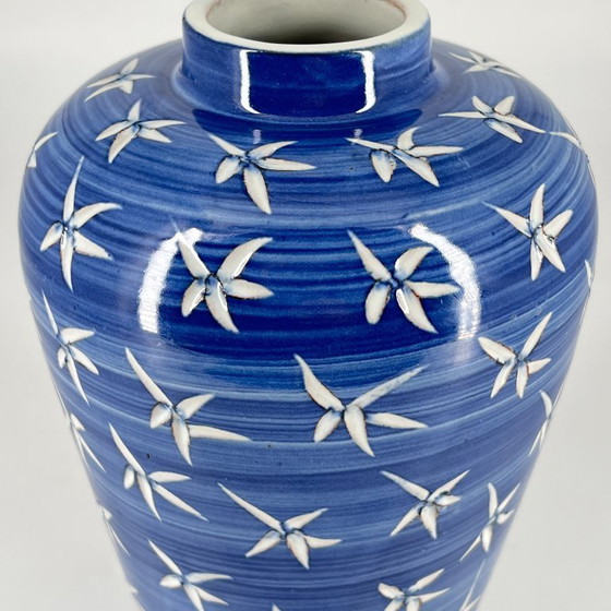 Image 1 of Upsala-Ekeby “Star” Vase 102 – Ingrid Atterberg – Swedish Mid Century Ceramics