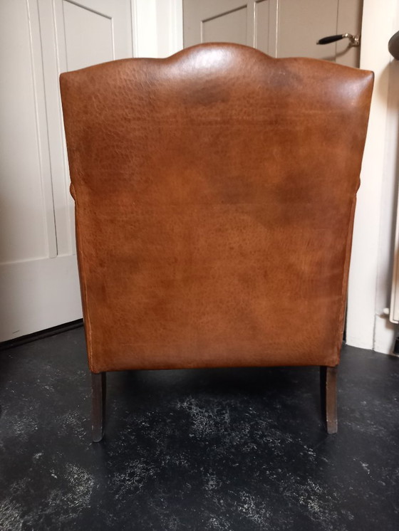 Image 1 of Kleine schapenleren fauteuil