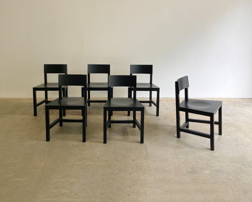 6x Lensvelt AVL Shaker Stoel door Atelier van Lieshout