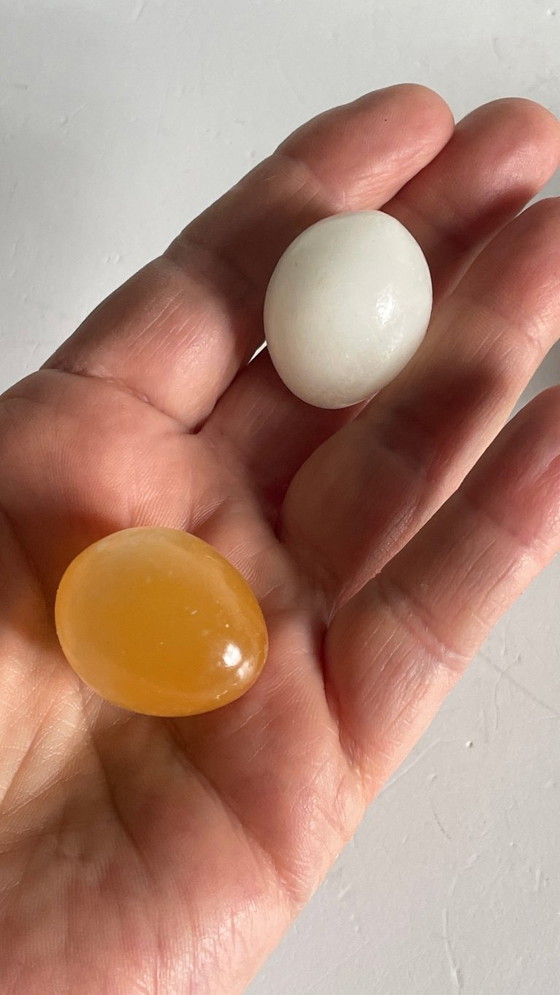 Image 1 of Vintage Marble Hen with Eggs Sculpture