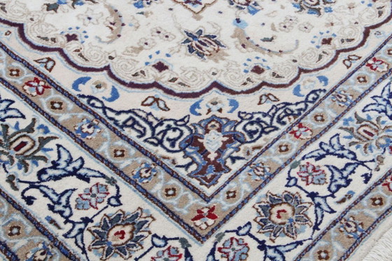 Original Hand-Knotted Persian Rug Nain Kashmari 210 x 200 cm – Rugs & carpets, Wool (photo 6 of 16)