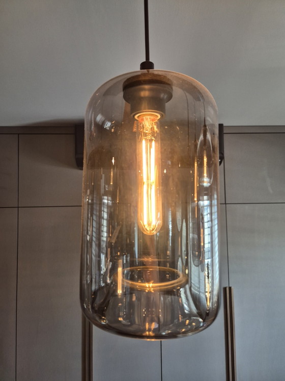 By Eve mix glass pendant lights on ceiling plate 9 pieces – Pendant lamps, Wood (photo 12 of 13)