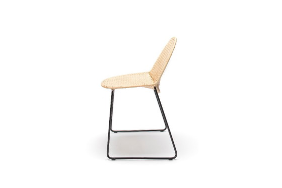 Chaise Reef par Jacob Berg (DK) – Feelgood Designs, Chaises de salle à manger, Metal, Rattan (photo 5 of 5)