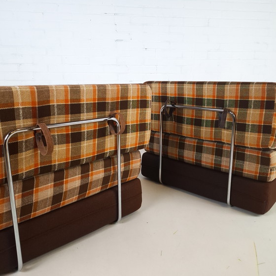 Image 1 of 2x vintage slaapfauteuil