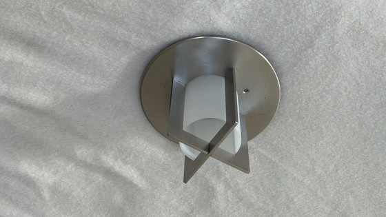 Prandina run 4 Designlampe, Deckenleuchten, Glas, Metall, Silber (Foto 4 von 8)