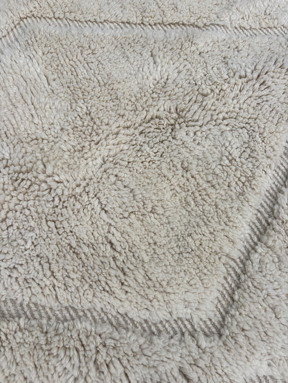 Image 1 of White Naturel Moroccan Wool Rug 