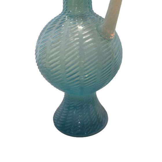 Image 1 of Vintage blauwe Swirl karaf uit Italië