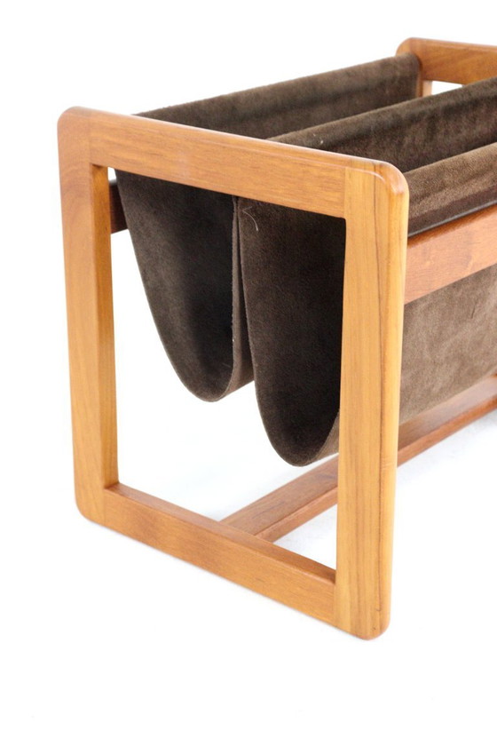 Image 1 of Vidbjerg mobelfabrik magazine rack vintage Danish