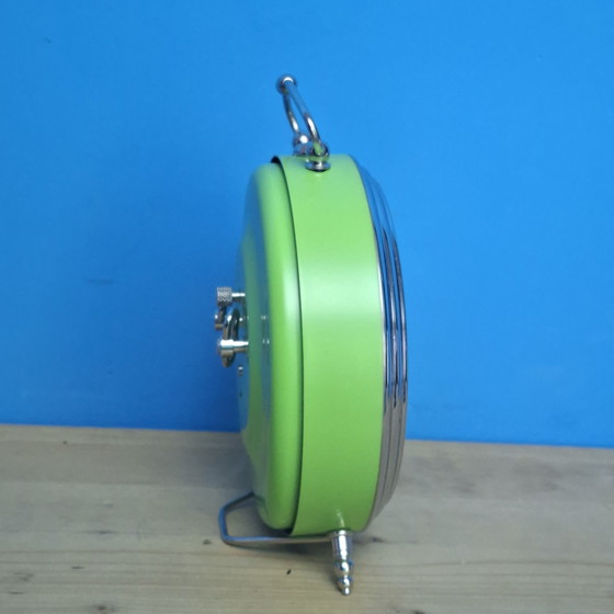 Image 1 of Bayard Mid Century Green Alarm Clock