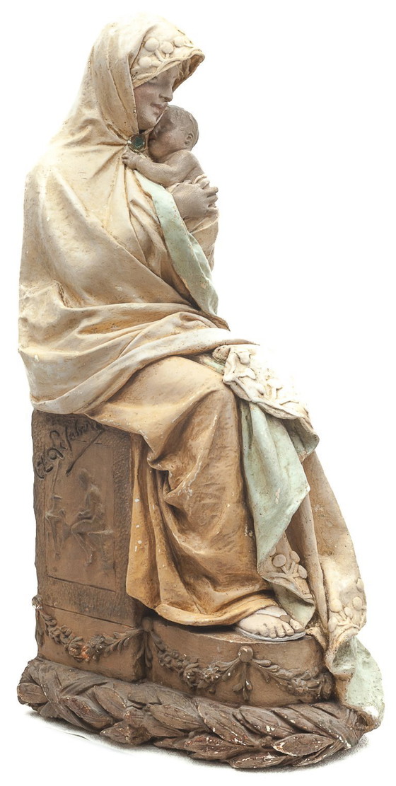 Image 1 of "Vergine col Bambino" di A. Maeterlinck-Lefebvre