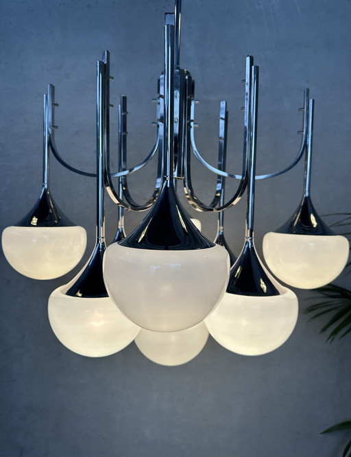 Vintage 'trumpet chandelier' - Boulanger