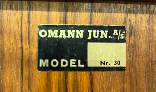 Rosewood Bookcase By Omann Jun #30, 1960s.