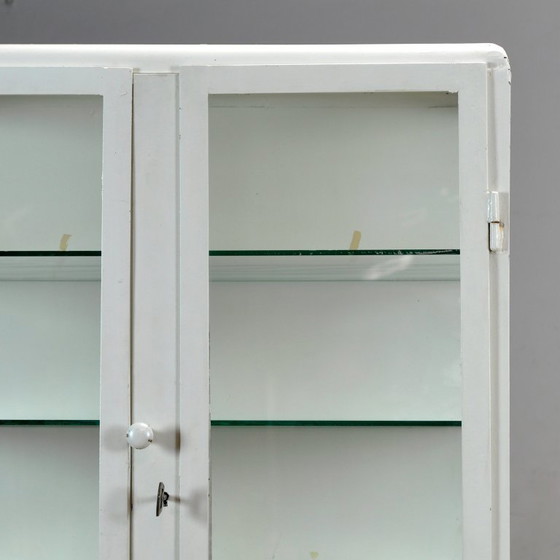 Image 1 of Iron medical cabinet, 1950s