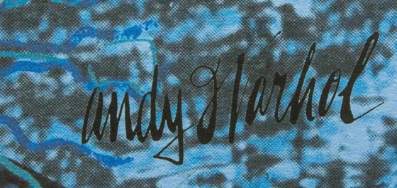 Image 1 of Litografía "Moonwalk" de Andy Warhol, Museo de Arte Carnegie de 1986