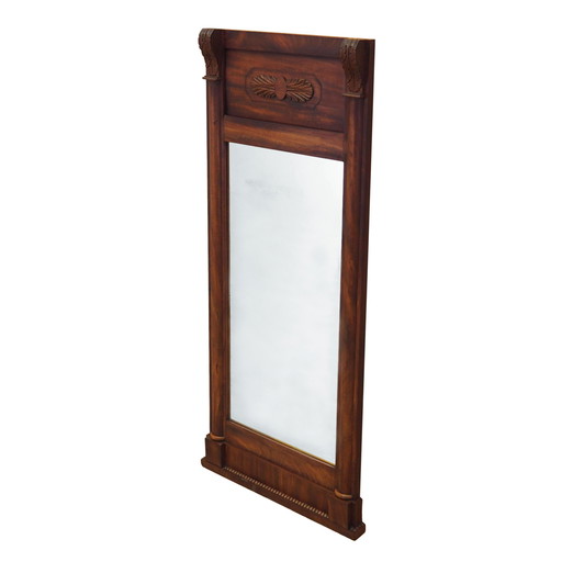 Miroir dans un cadre en bois, design danois, années 1970, production : Danemark