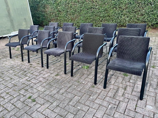 15 originele Thonet S320 stoelen – Schneider & Böhme – eetkamerstoelen, Metal (photo 2 of 12)
