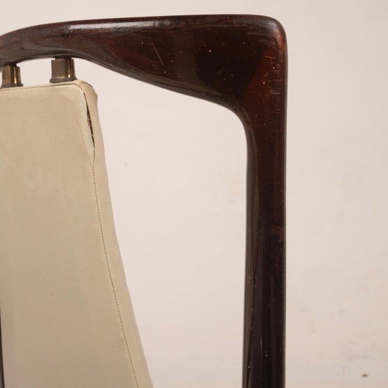 Osvaldo Borsani Sedie da Pranzo Italiane Mid Century in Mogano Tinto per ABV 1950 – Wood, Mid Century Modern (photo 20 of 20)
