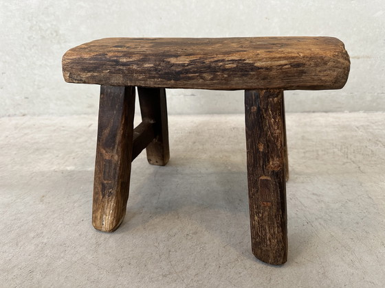 Image 1 of Old stool - wabi sabi