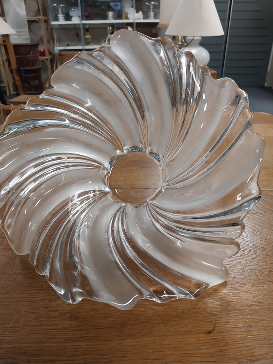 Image 1 of 1x Coupe en cristal Vannes 1980 33cm de diamètre
