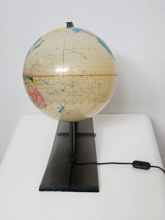 Image 1 of Illuminated plexiglass globe by Nova Rico, 1969