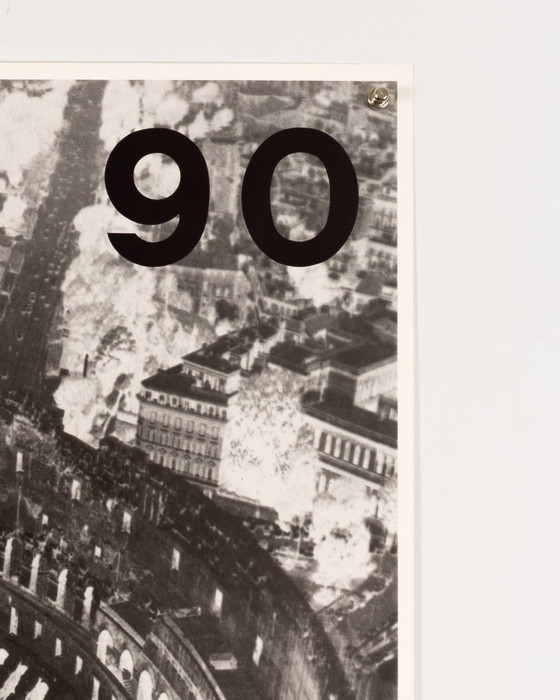 Image 1 of Italia 90 – 1990 Originele vintage sportposter van Alberto Burri – Modern – 100x70 cm