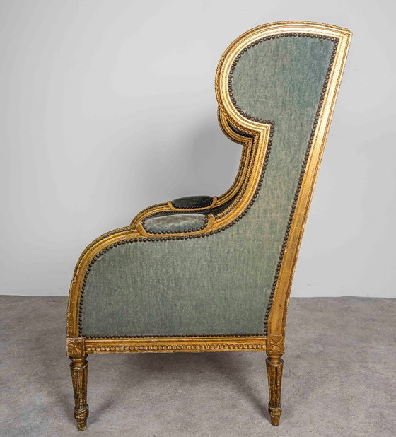 Image 1 of Prachtige bergère oorfauteuil Louis XVI