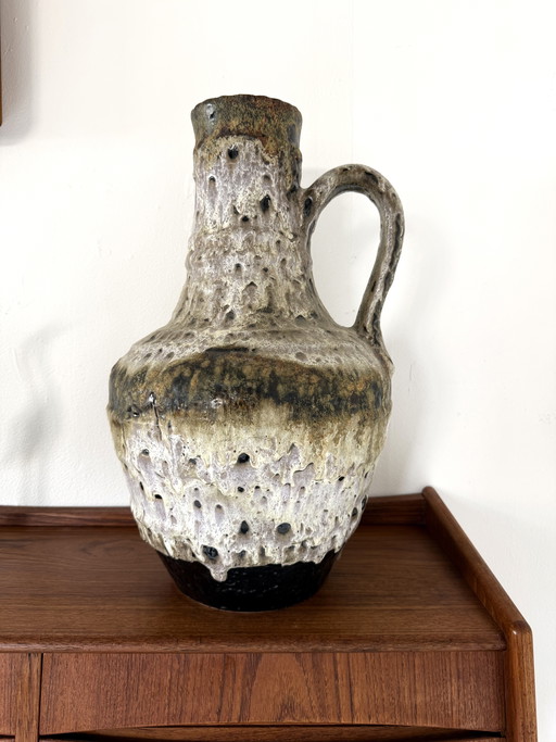 Vintage ceramic fat lava vase, West Germany ‘60