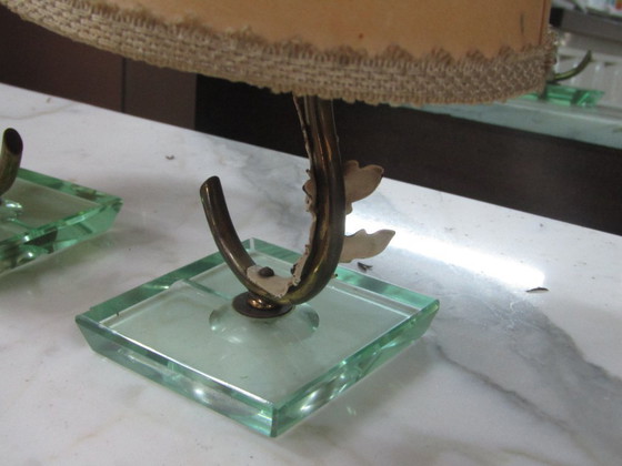 Image 1 of pair of Pietro Chiesa lamps for fountain art