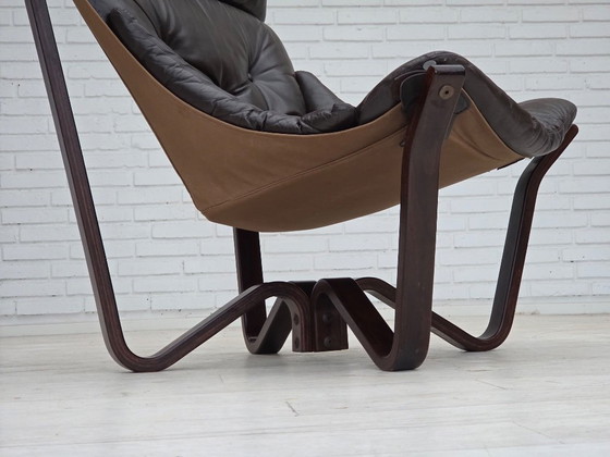 Image 1 of 1970s, Norwegian design by Jim Myrstad, loungechair, model "Viking".