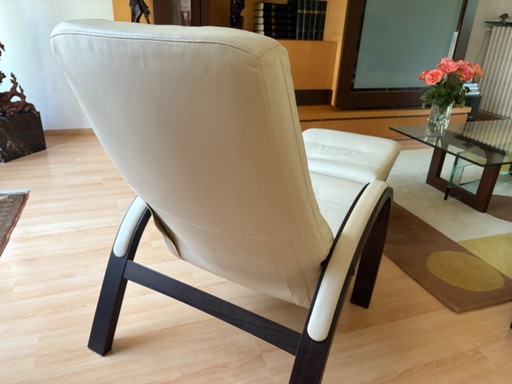 fauteuil+repose pied Roche Bobois