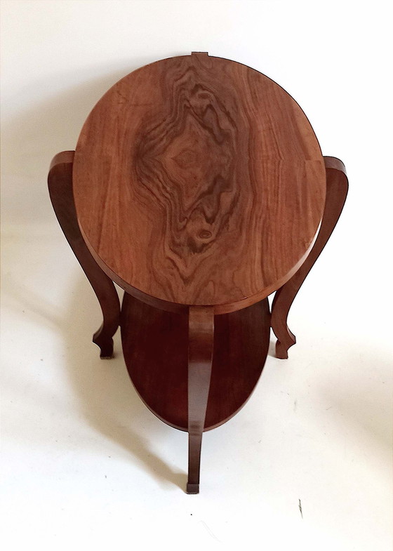 Image 1 of Guéridon Ovale Art Déco Breite 80 cm