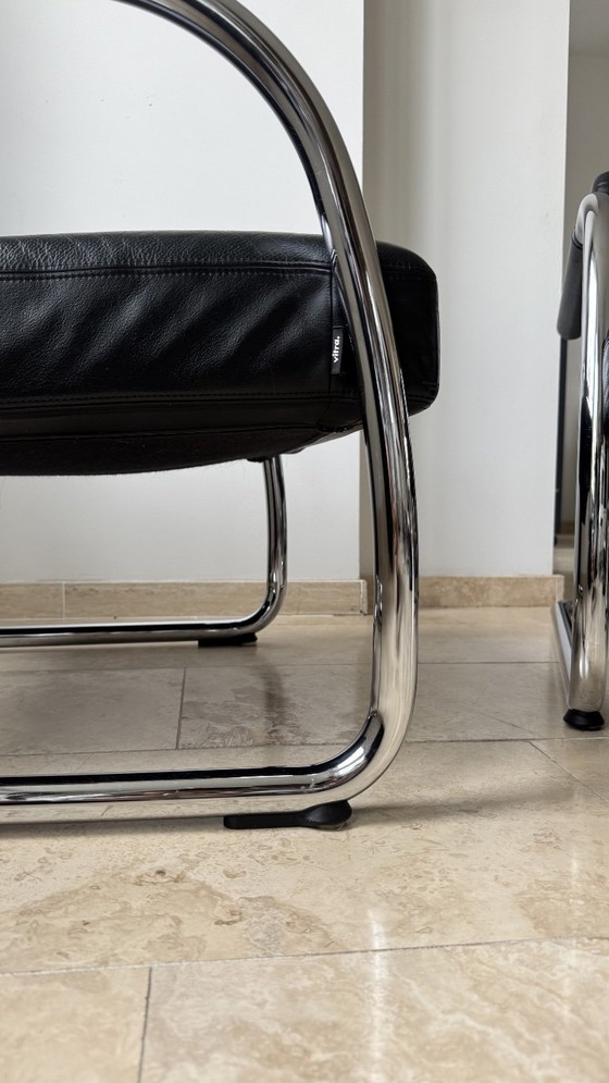 Vitra Visalounge Fauteuil – Antonio Citterio – Cuir Noir – Leather (photo 12 of 16)