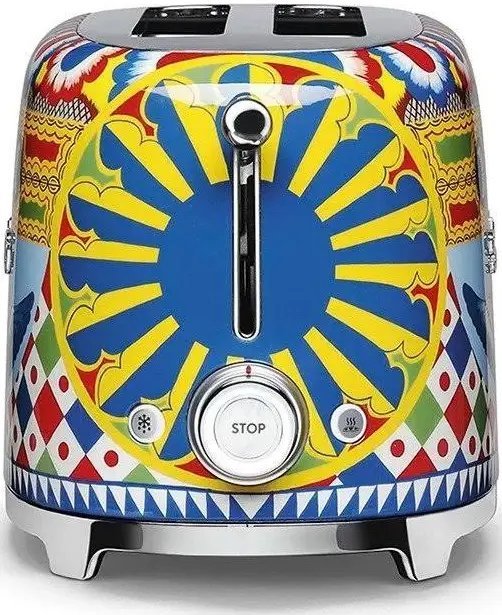 Image 1 of Smeg x Dolce & Gabbana "Sicily Is My Love" 4-Slice Toaster