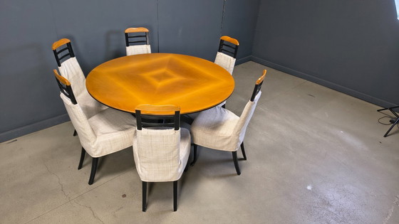 Image 1 of Vintage dining table by Giorgetti, 1970s