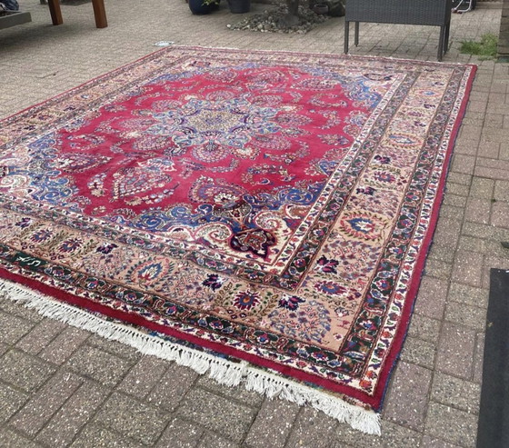 Image 1 of Tapis noué à la main en laine, 355 cm x 315 cm