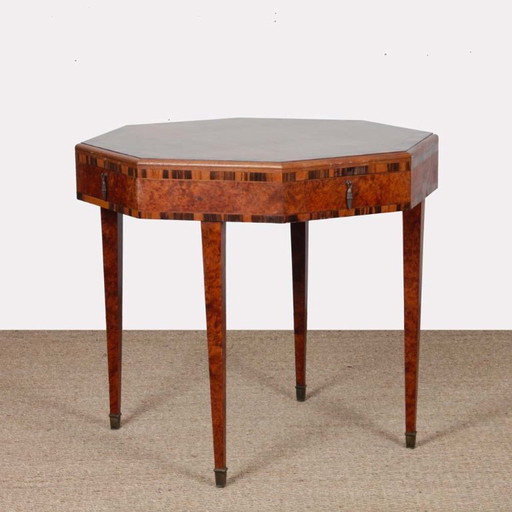 Art Deco marquetry games table dating from the 1930s